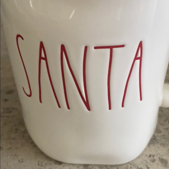Rae Dunn “Santa” Ceramic Mug With “Fa La La” Spatula and Cookie Cutter Set. - Picture 6 of 10